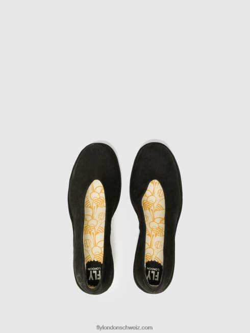 CH Fly London Frauen Keilschuhe yaz Schwarz 2664700