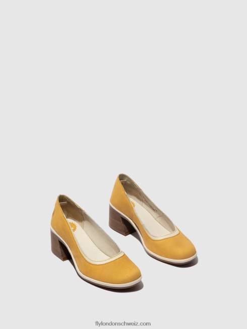 CH Fly London Frauen klassische Pumps Schuhe lade372 Hummel/Offwhite 2664689