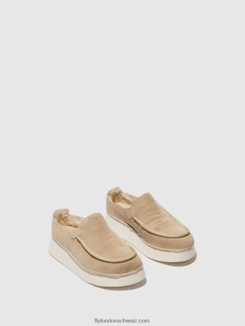 CH Fly London Frauen geschlossene Schuhe ceze361000 Creme 2664688