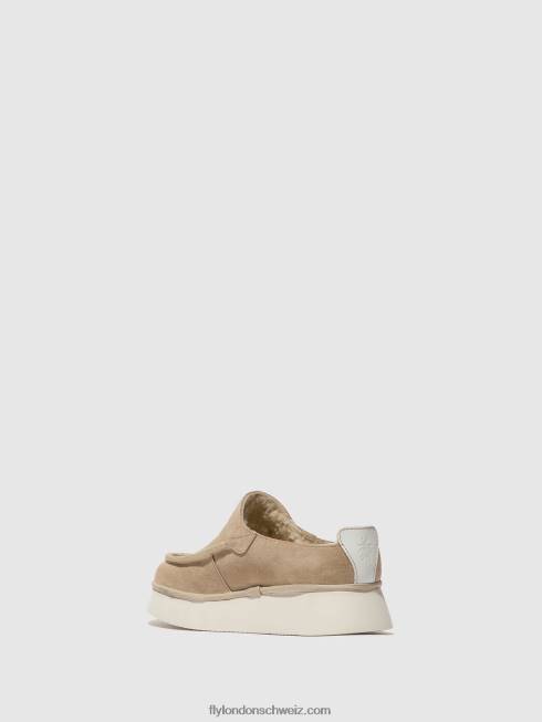 CH Fly London Frauen geschlossene Schuhe ceze361000 Creme 2664688