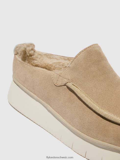 CH Fly London Frauen geschlossene Schuhe ceze361000 Creme 2664688