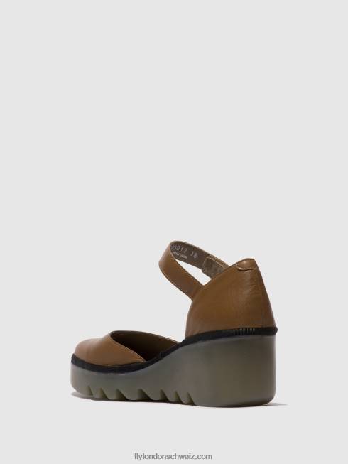 CH Fly London Frauen Knöchelriemensandalen biso305 Boden 2664511