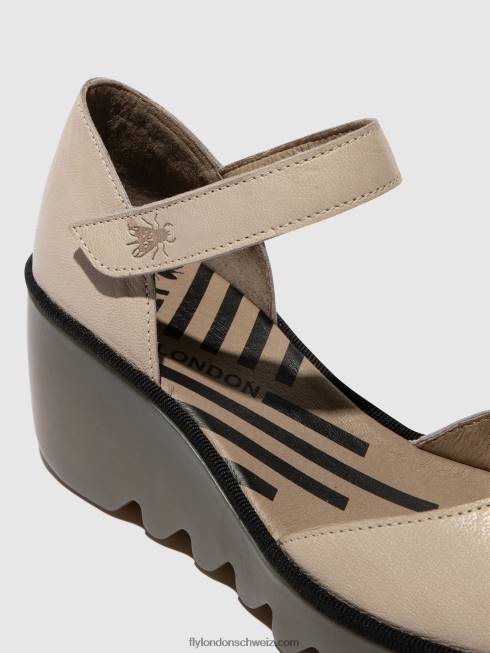 CH Fly London Frauen Knöchelriemensandalen biso305 Wolke 2664510