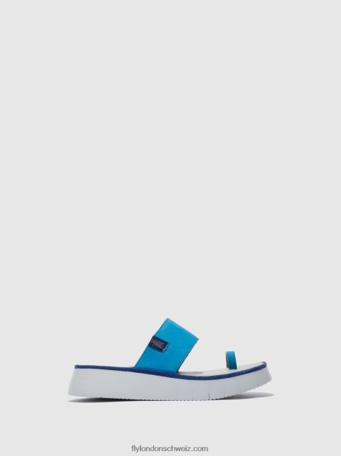 CH Fly London Frauen Riemchensandalen chev316 cupido azurblau 2664599