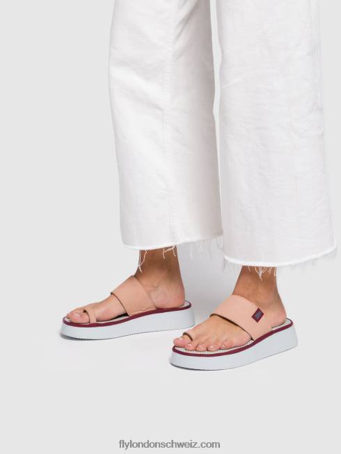 CH Fly London Frauen Riemchensandalen chev316 cupido nacktrosa 2664600