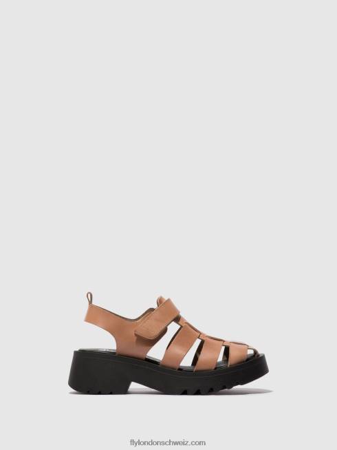 CH Fly London Frauen Riemchensandalen maie850 Rose 2664535