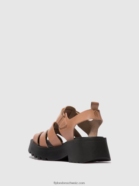 CH Fly London Frauen Riemchensandalen maie850 Rose 2664535