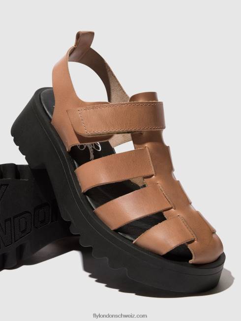 CH Fly London Frauen Riemchensandalen maie850 Rose 2664535