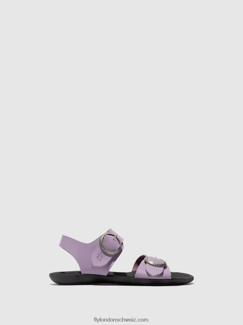 CH Fly London Frauen Schnallensandalen masa757 lila 2664499