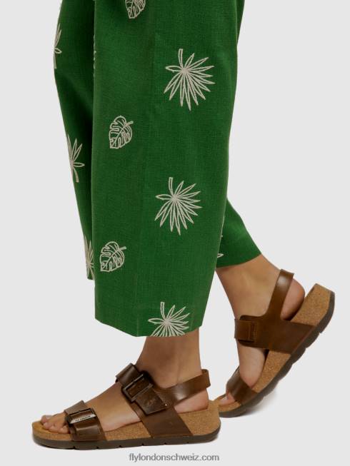 CH Fly London Frauen Slingback-Sandalen ceke722 Kamel 2664583