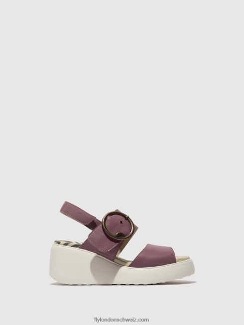CH Fly London Frauen Slingback-Sandalen digo939 violett 2664456