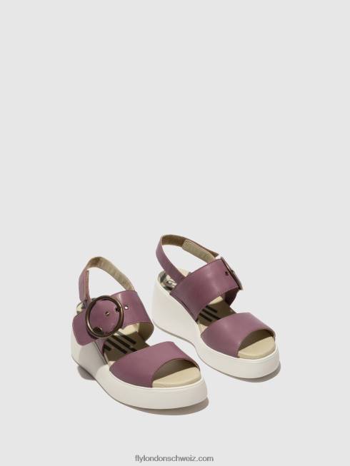 CH Fly London Frauen Slingback-Sandalen digo939 violett 2664456