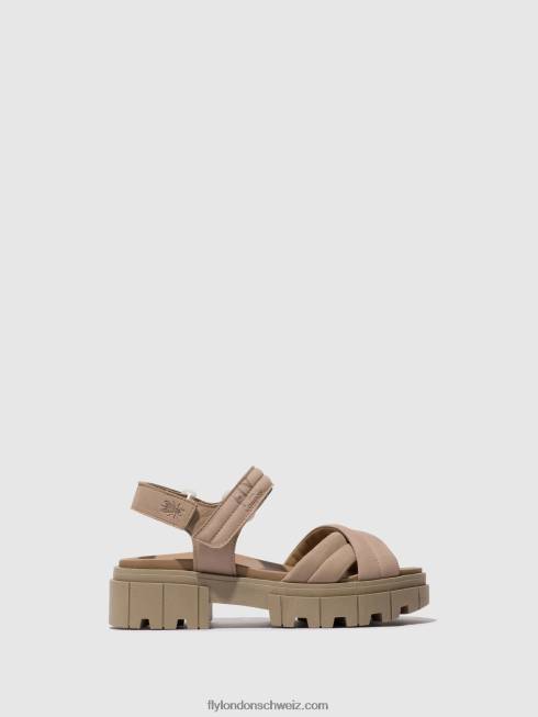 CH Fly London Frauen Slingback-Sandalen jada854 Beton 2664545