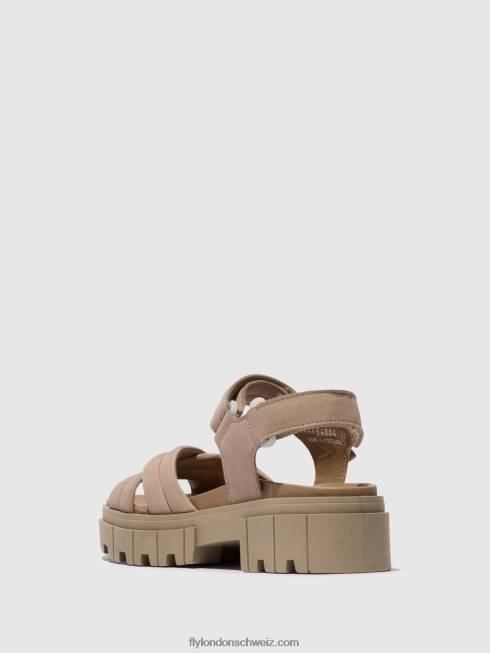 CH Fly London Frauen Slingback-Sandalen jada854 Beton 2664545