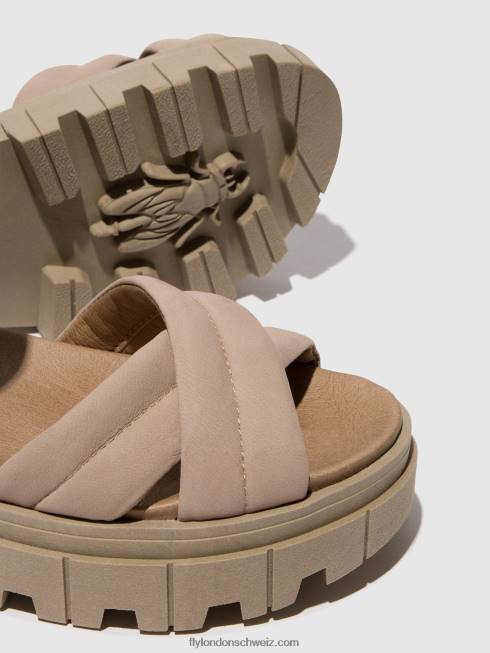 CH Fly London Frauen Slingback-Sandalen jada854 Beton 2664545