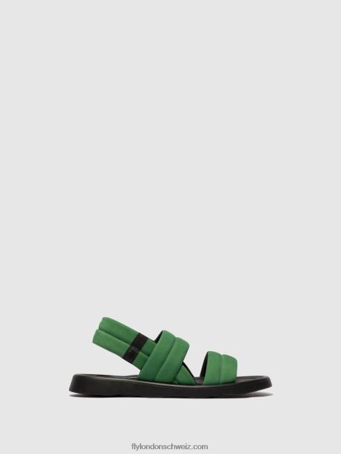 CH Fly London Frauen Slingback-Sandalen tofy941 lindgrün 2664449