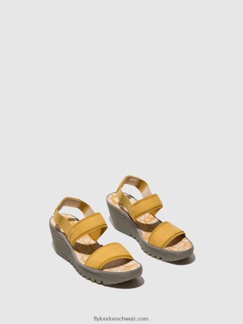 CH Fly London Frauen Slingback-Sandalen yaco416 Hummel 2664440