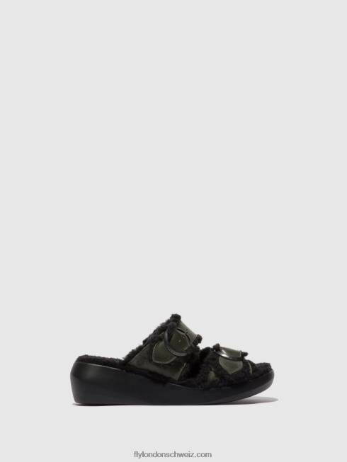 CH Fly London Frauen Slip-On-Sandalen buga902 Diesel 2664515