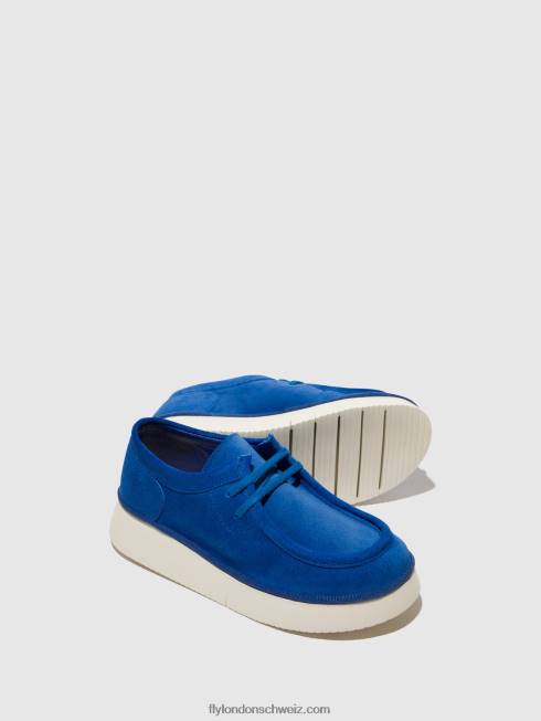 CH Fly London Frauen Schnürschuhe ceza437 Denim 2664659