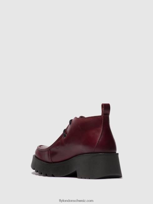 CH Fly London Frauen Schnürschuhe megg90 lila 2664682