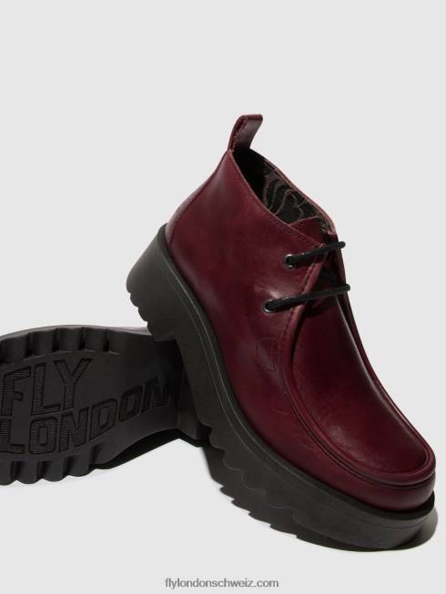 CH Fly London Frauen Schnürschuhe megg90 lila 2664682