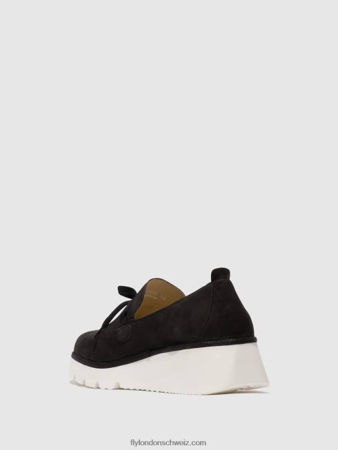 CH Fly London Frauen Slip-On-Schuhe popi436 Schwarz 2664635