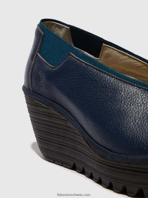 CH Fly London Frauen Slip-On-Schuhe yoza438 Ozean 2664626