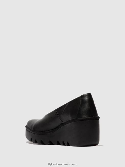 CH Fly London Frauen Slipper beso246 Ceralinschwarz 2664619