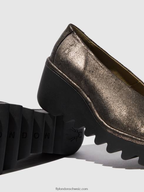 CH Fly London Frauen Slipper beso246 cooler Graphit 2664695