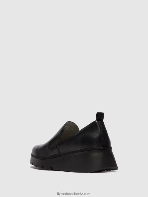 CH Fly London Frauen Slipper pece406 Schwarz 2664664