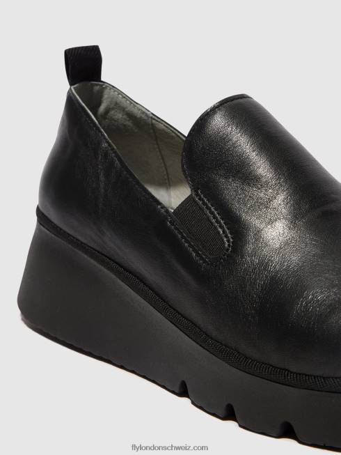 CH Fly London Frauen Slipper pece406 Schwarz 2664664