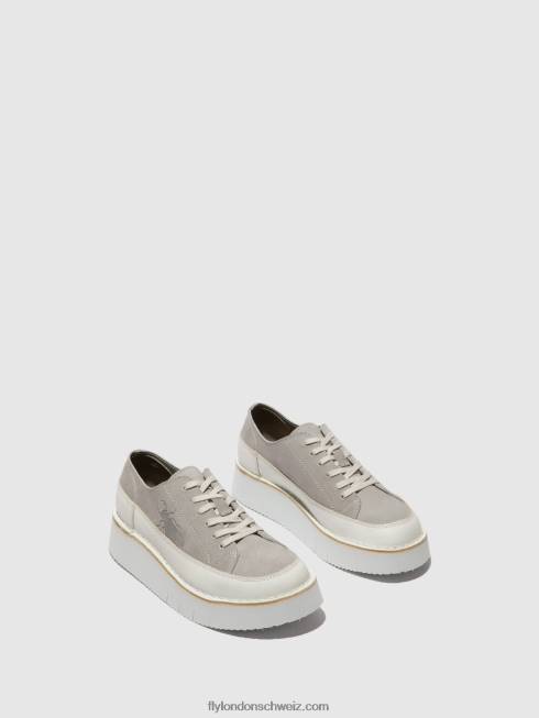 CH Fly London Frauen Schnürsneaker cuda099 gebrochenes Weiß/Wolke 2664723