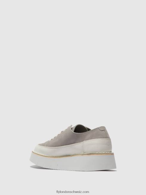 CH Fly London Frauen Schnürsneaker cuda099 gebrochenes Weiß/Wolke 2664723