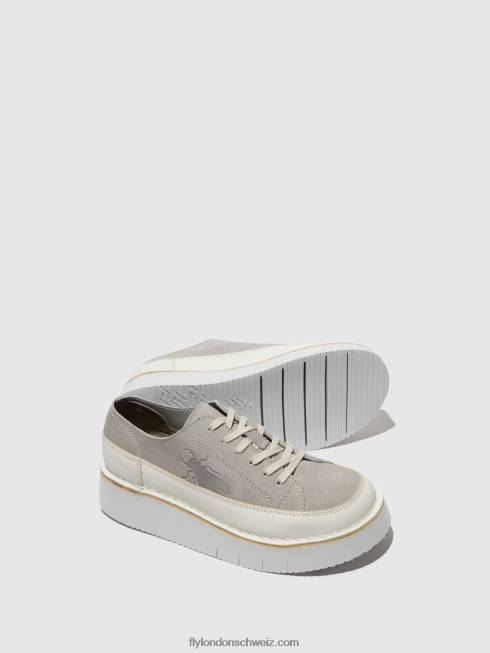 CH Fly London Frauen Schnürsneaker cuda099 gebrochenes Weiß/Wolke 2664723