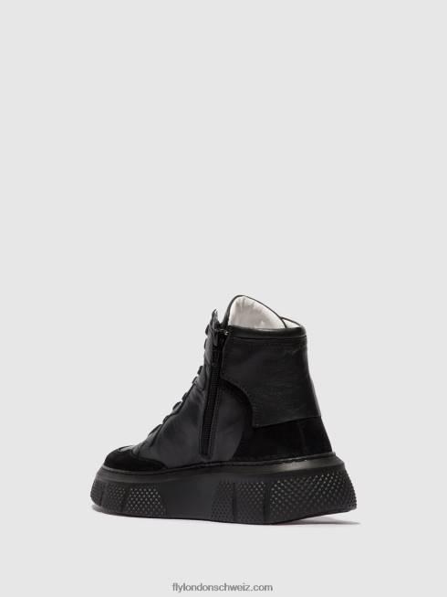 CH Fly London Frauen Schnürsneaker eppe531 Schwarz 2664736