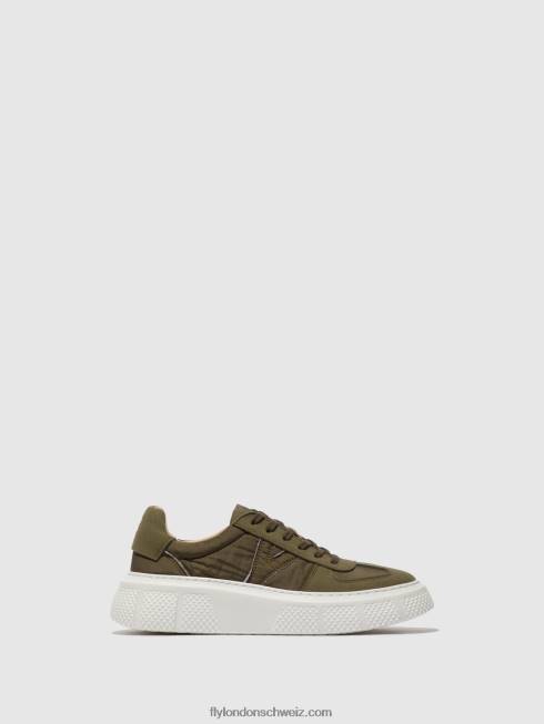 CH Fly London Frauen Schnürsneaker essa511 khaki 2664759