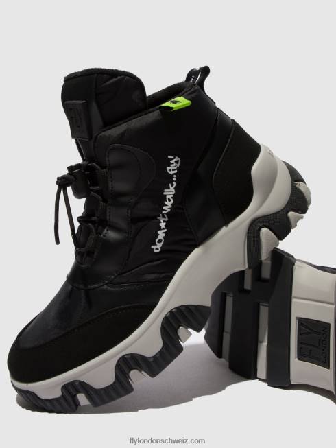 CH Fly London Frauen Schnürsneaker fumo892 mehrfarbig schwarz 2664745