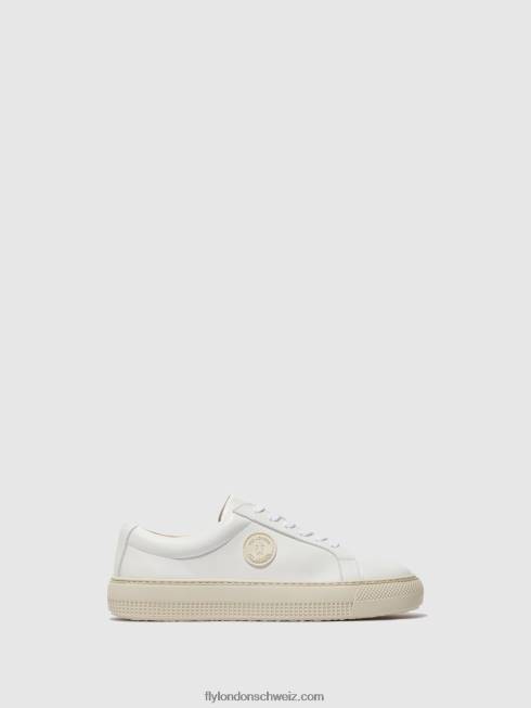 CH Fly London Frauen Schnürsneaker tafa587 Weiss 2664712