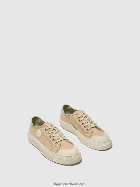CH Fly London Frauen Schnürsneaker tere557 Beige 2664741