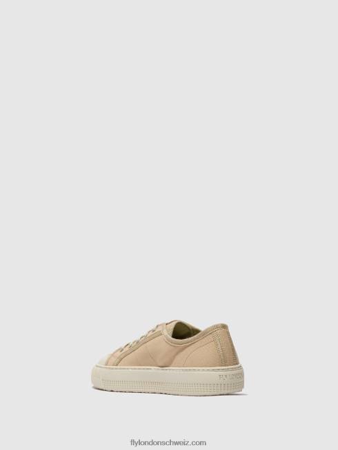 CH Fly London Frauen Schnürsneaker tere557 Beige 2664741