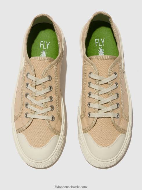 CH Fly London Frauen Schnürsneaker tere557 Beige 2664741