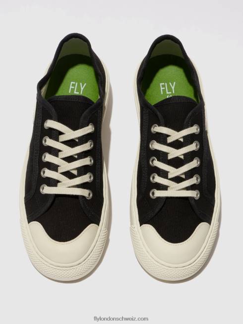 CH Fly London Frauen Schnürsneaker tere557 Schwarz 2664742