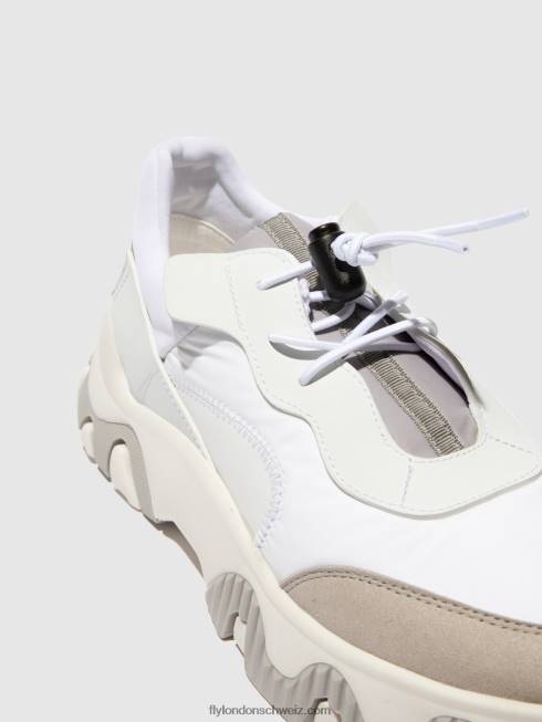 CH Fly London Frauen elastische turnschuhe fian634 mehrfarbig cremefarben 2664769