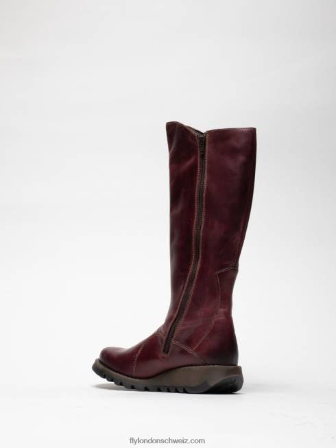 CH Fly London Frauen Stiefel mit Reißverschluss Mol 2 Teppich lila 2664340