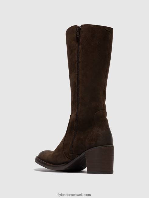 CH Fly London Frauen Stiefel mit Reißverschluss balo096 Expresso 2664306