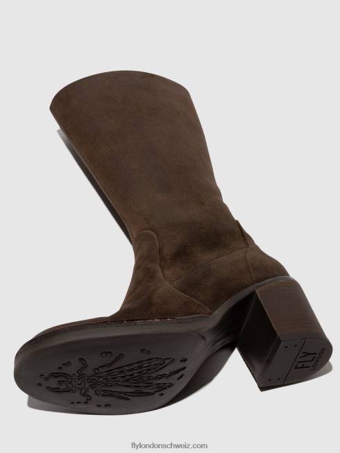 CH Fly London Frauen Stiefel mit Reißverschluss balo096 Expresso 2664306