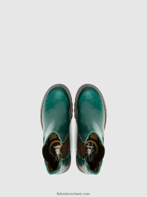 CH Fly London Frauen Chelsea-Stiefeletten Rettungsbenzin 2664277