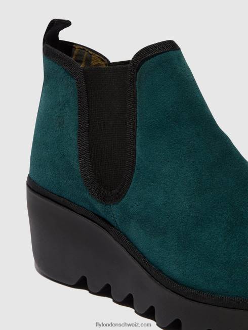 CH Fly London Frauen Chelsea-Stiefeletten byne349 Benzin 2664143