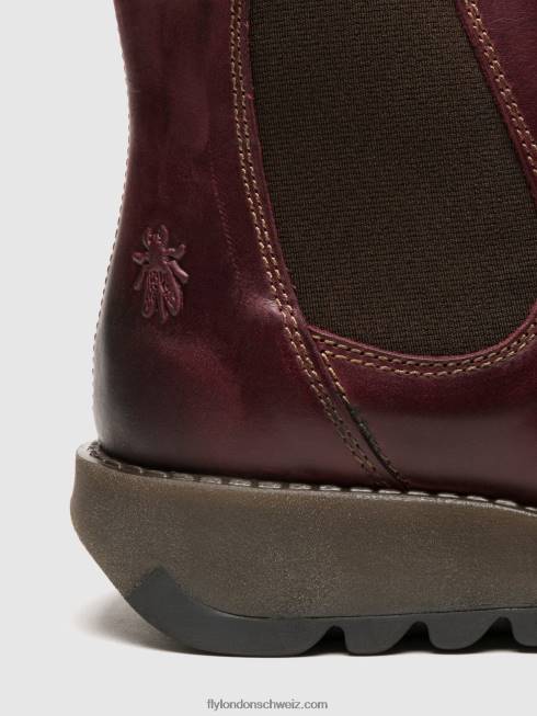 CH Fly London Frauen Chelsea-Stiefeletten salv lila 2664274