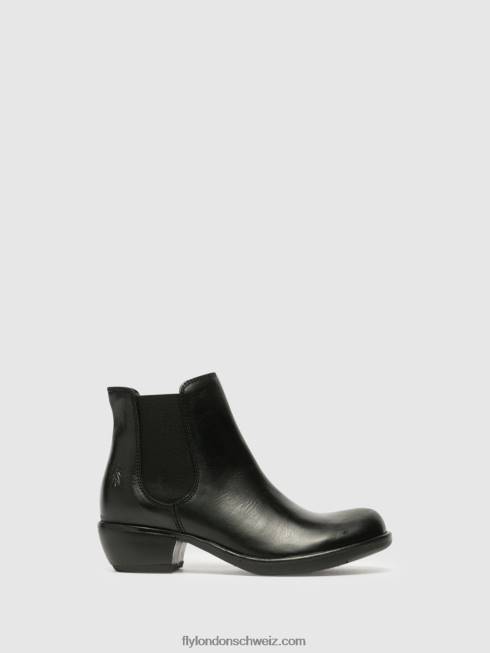 CH Fly London Frauen Chelsea-Stiefeletten schwarz machen 2664267